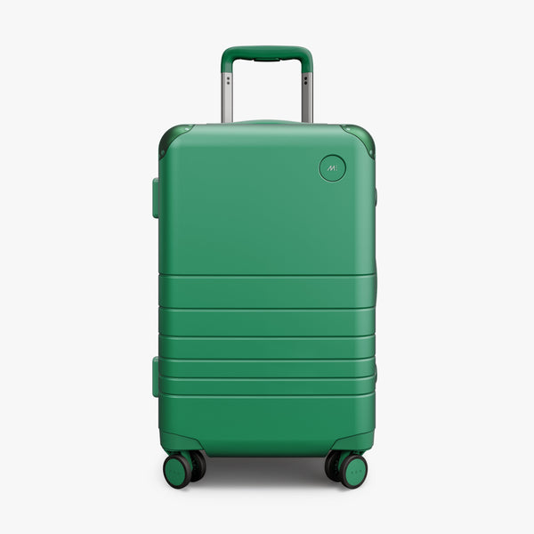 Jungle Green | Front view of the Hybrid Carry-On in Jungle Green